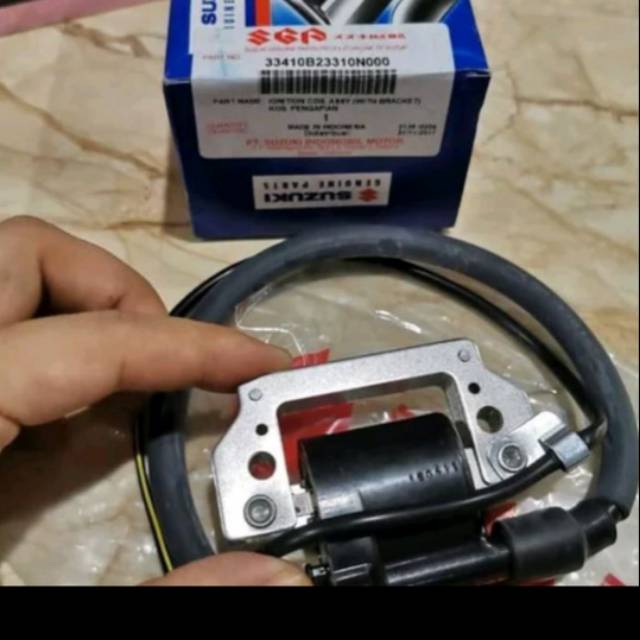 COIL KOIL KUIL A100 RM JOWO COIL JAHAT ORIGINAL SUZUKI KOIL CDI MP31 KABEL H KURABE
