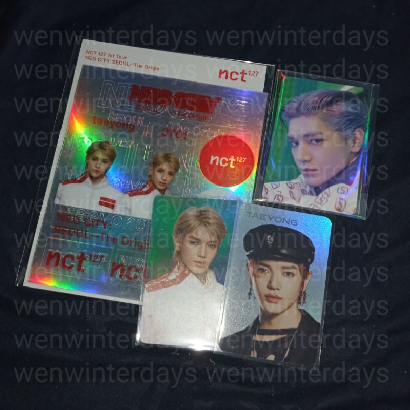 TAEYONG PHOTOCARD HOLOGRAM NCT 127 NEO CITY NEOCITY CONCERT DECO STICKER FULLSET RESONANCE PART 1 PC ONLY HOLO ONLY MAW LENTICULAR 3D MAKE A WISH PC ONLY TY STANDEE POCA