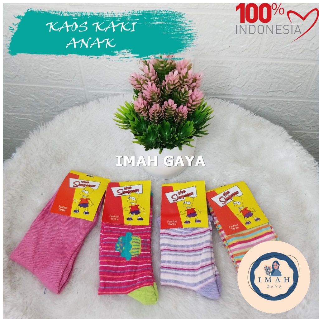 KAOS KAKI ANAK TK DAN SD 4 - 7 TAHUN KAOS KAKI ANAK MURAH