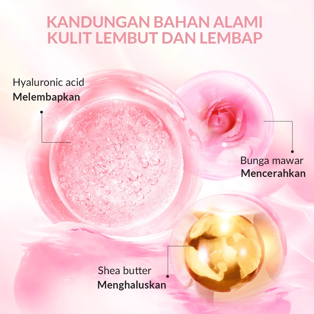 ❤ BELIA ❤ BIOAQUA Jelly Soap Cat's Claw Moisturizing Rose 110g | Sabun Badan Muka Leher Sabun Batang Mandi Bening Mawar | Jerawat Punggung | BPOM