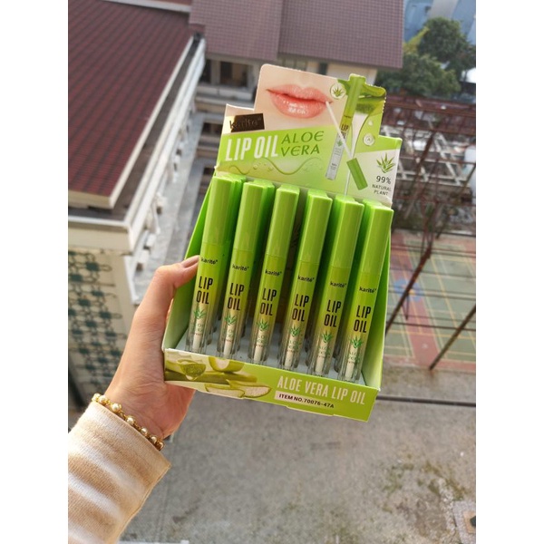 LIP OIL KARITE ALOE VERA EXTRA 99% MOISTURIZING SMOOTH PELEMBAB BIBIR NO. 70076