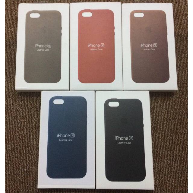 BARU PREMIUM APPLE LEATHER CASE/COVER/CASING IPHONE 5 5S SE - SOFT CASE