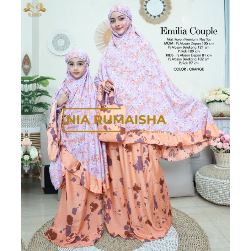 MUKENA EMILIA COUPLE BY NIA RUMAISHA