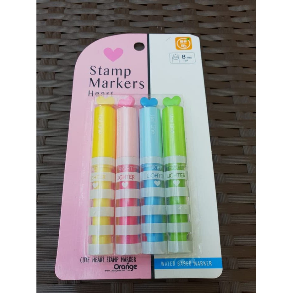 

Jual KEPERLUAN STATIONERY STAMP MARKER HEART SERIES 4 COLOUR 2540 Limited