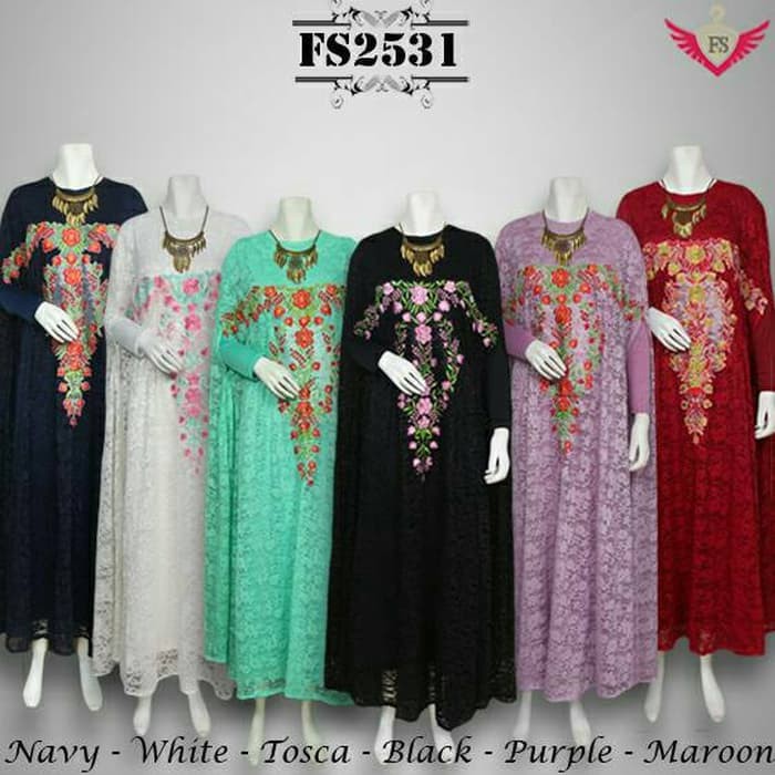 Sakinah Kaftan Brokat Nagita Fs2531 Promo 