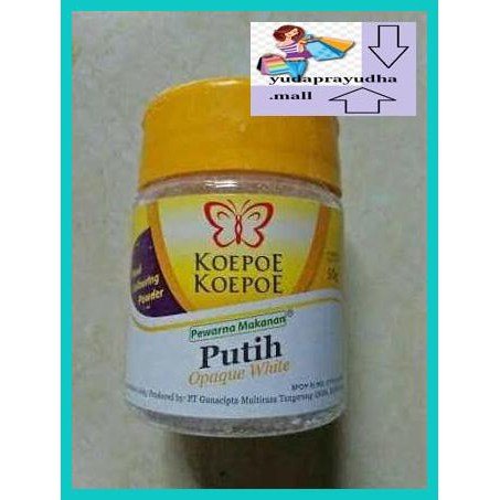 

54Etr7U- Pewarna Makanan Putih Koepoe Koepoe,Untuk Bakpao 50Gram 9Uhhjt7-