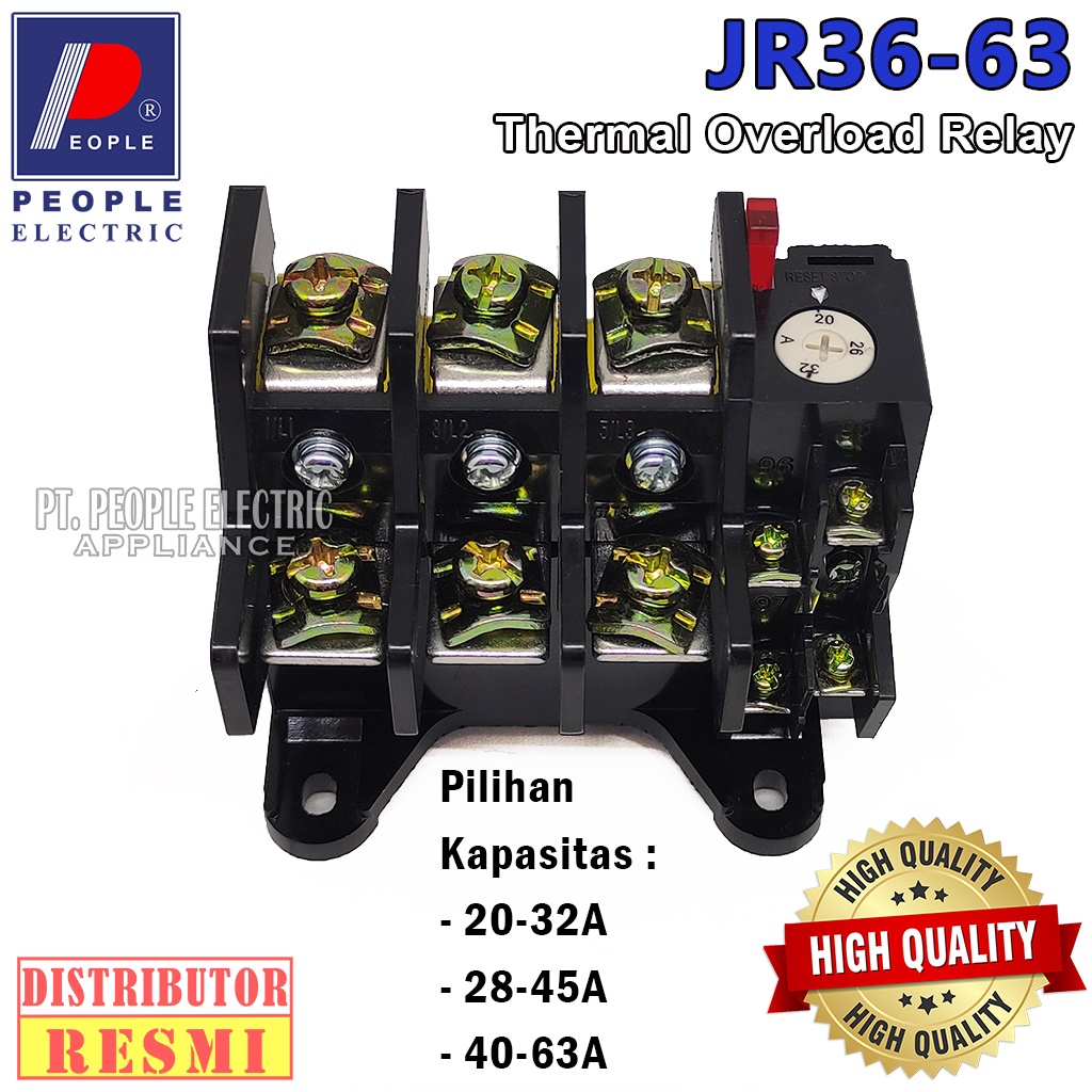 OVERLOAD PEOPLE JR36-63 20-32A, 28-45A, 40-63A