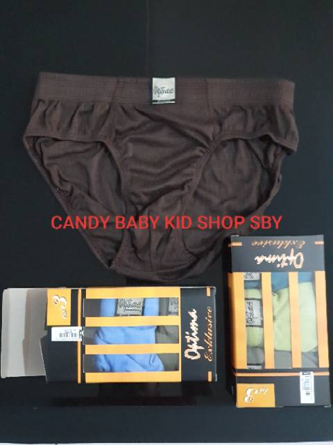 Celana dalam Optima 818 kuning M L XL CD Sempak Murah Halus