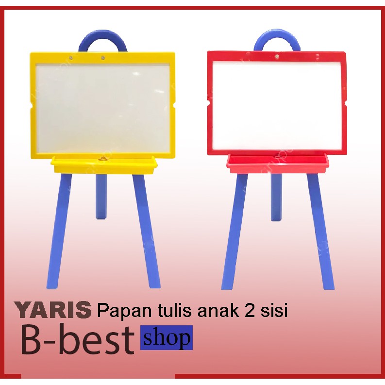 

Papan tulis anak / YARIS PAPAN TULIS 2 sisi white black board Drawing Stand