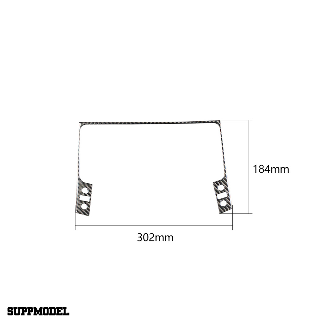 Smodel Stiker Navigasi Panel Mobil Anti Debu / Uv Bahan Karbon Fiber Untuk Lexus Is250