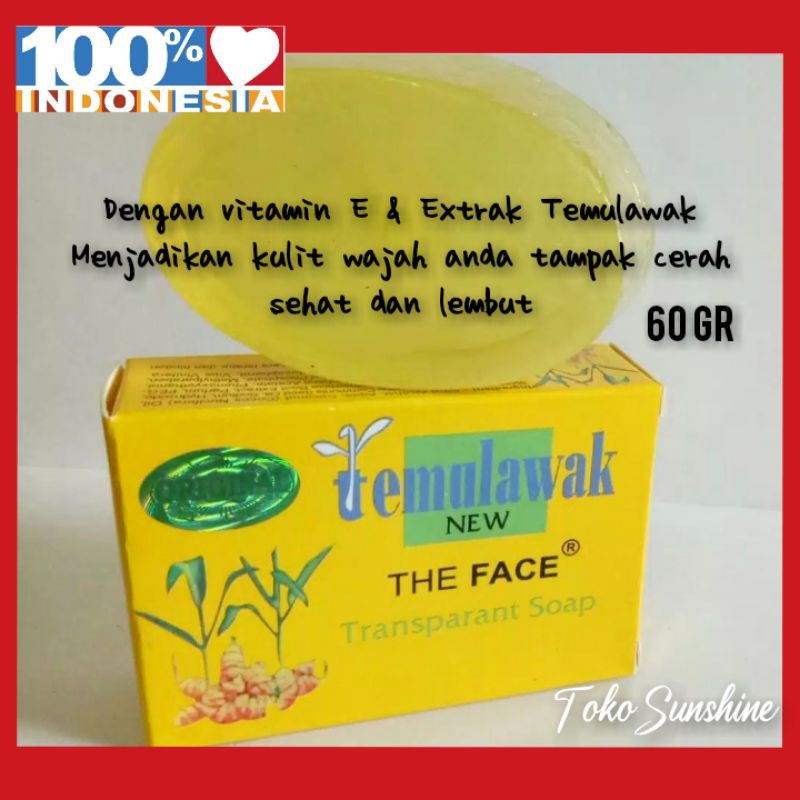 The Face Bpom Original Sabun Temulawak Asli Indonesia Indonesia