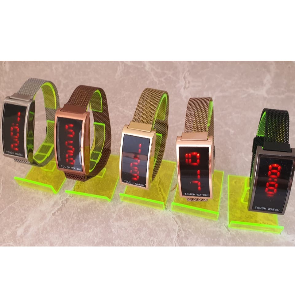 JAM TANGAN WANITA TERBARU MAGNET LED TOUCH WATCH