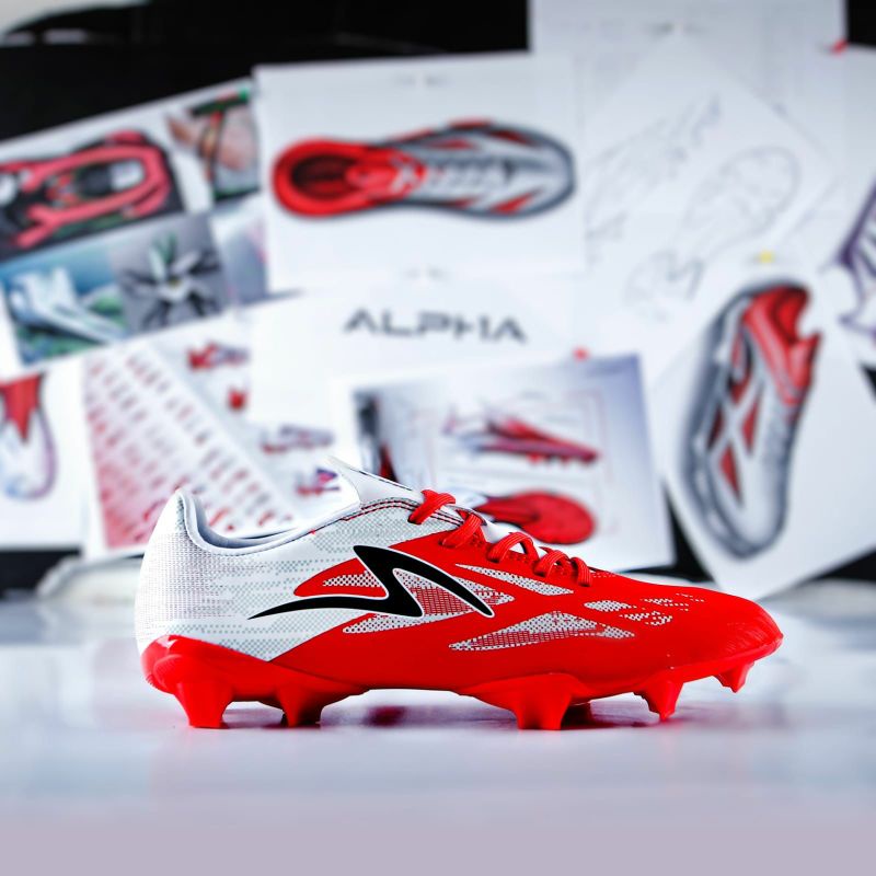 sepatu bola specs accelerator ALPHA pro fg patriot red white GARUDA