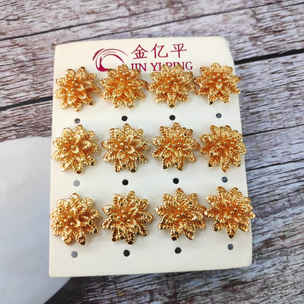 AntingTusuk Xuping Model Bintang RoseGold Aksesories wanita Tokopelanginicer