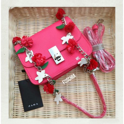 Tas Selempang Wanita Zara Original Fashion 2Tali 100% SAG4063