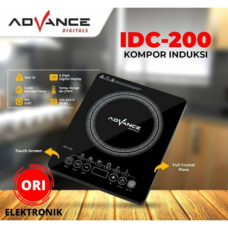 ADVANCE KOMPOR LISTRIK INDUKSI IDC-200 /WELHONE WKL-02