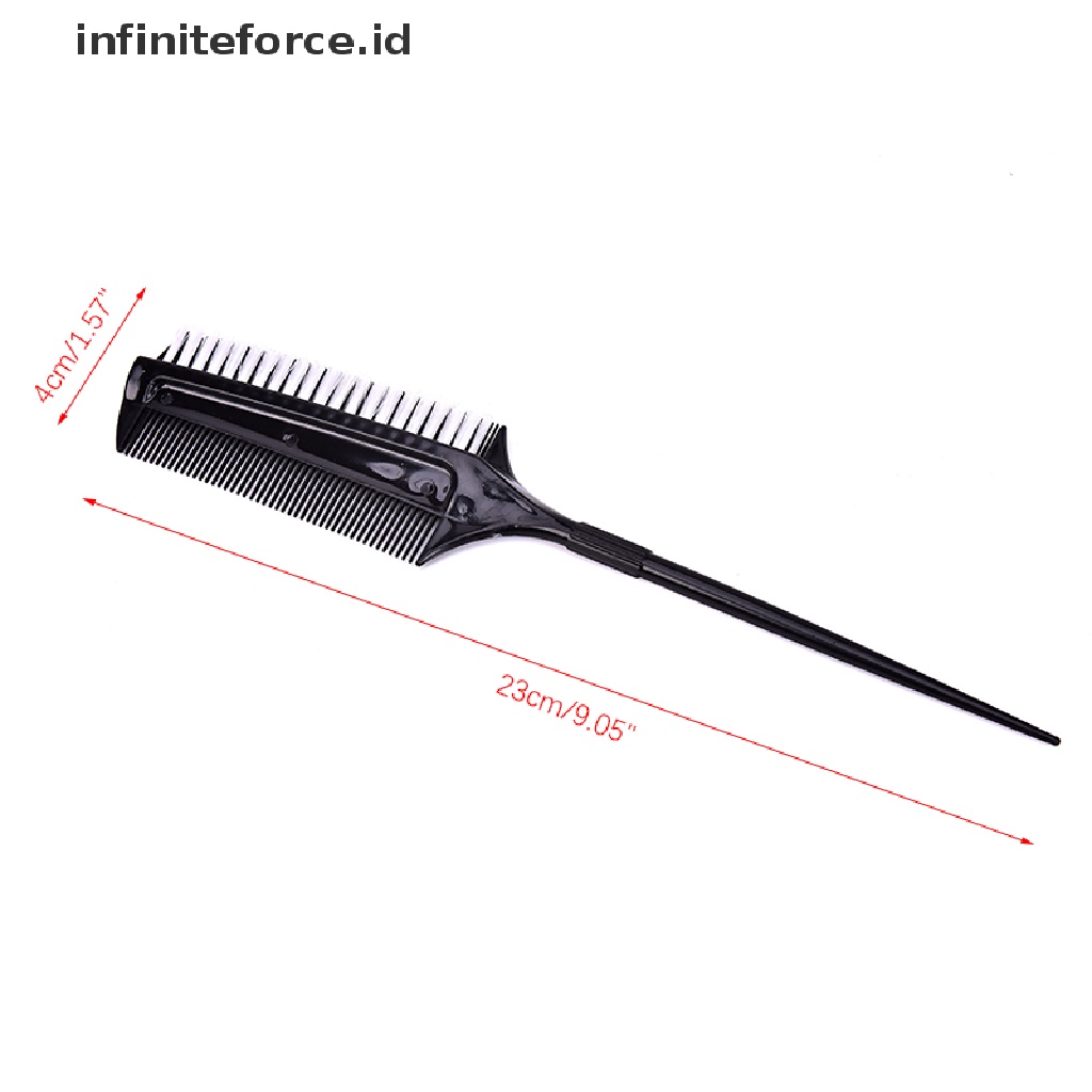 (Infiniteforce.Id) Sisir Pewarna Rambut Profesional Dua Sisi