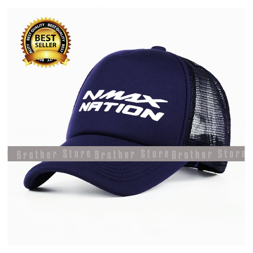 Topi Trucker NMAX NATION  Black - Nevy Premium