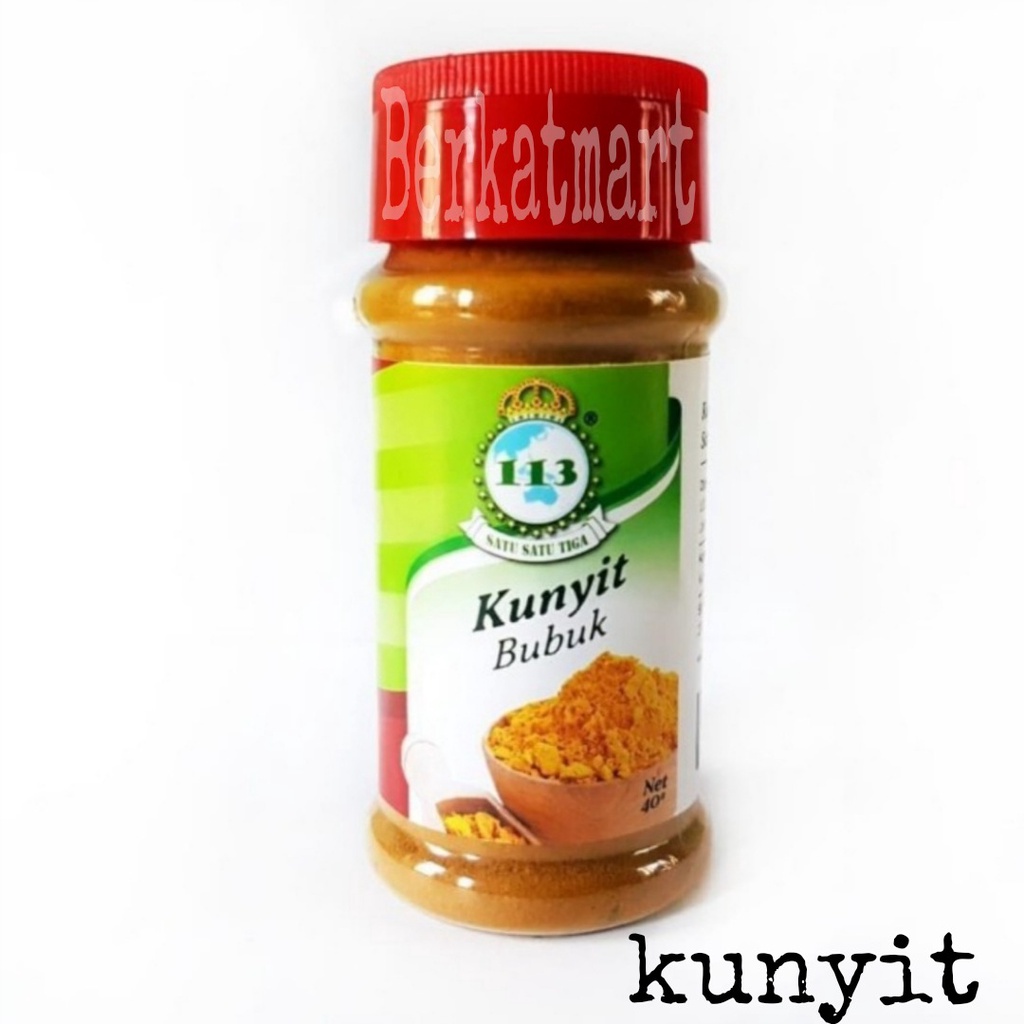 Bumbu Masak 113 Kunyit Bubuk Satu Satu Tiga 40 gr