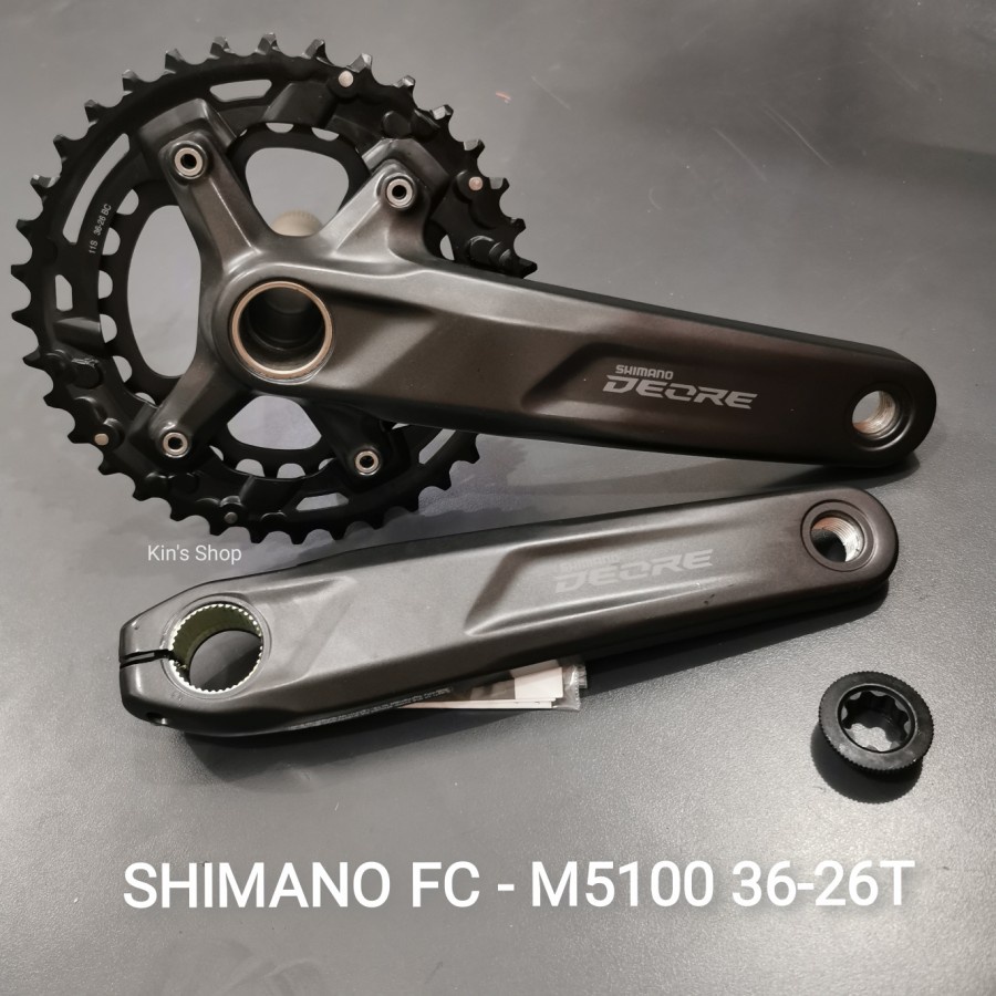 CRANK SHIMANO DEORE M5100 2X11 SPEED 36 26T 170