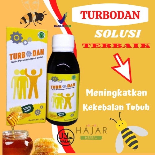 MADU GEMUK BADAN OBAT PENGGEMUK BADAN PENAMBAH BERAT BADAN NAFSU MAKAN TURBODAN HERBAL