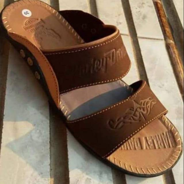 Sandal kulit Harley Davidson