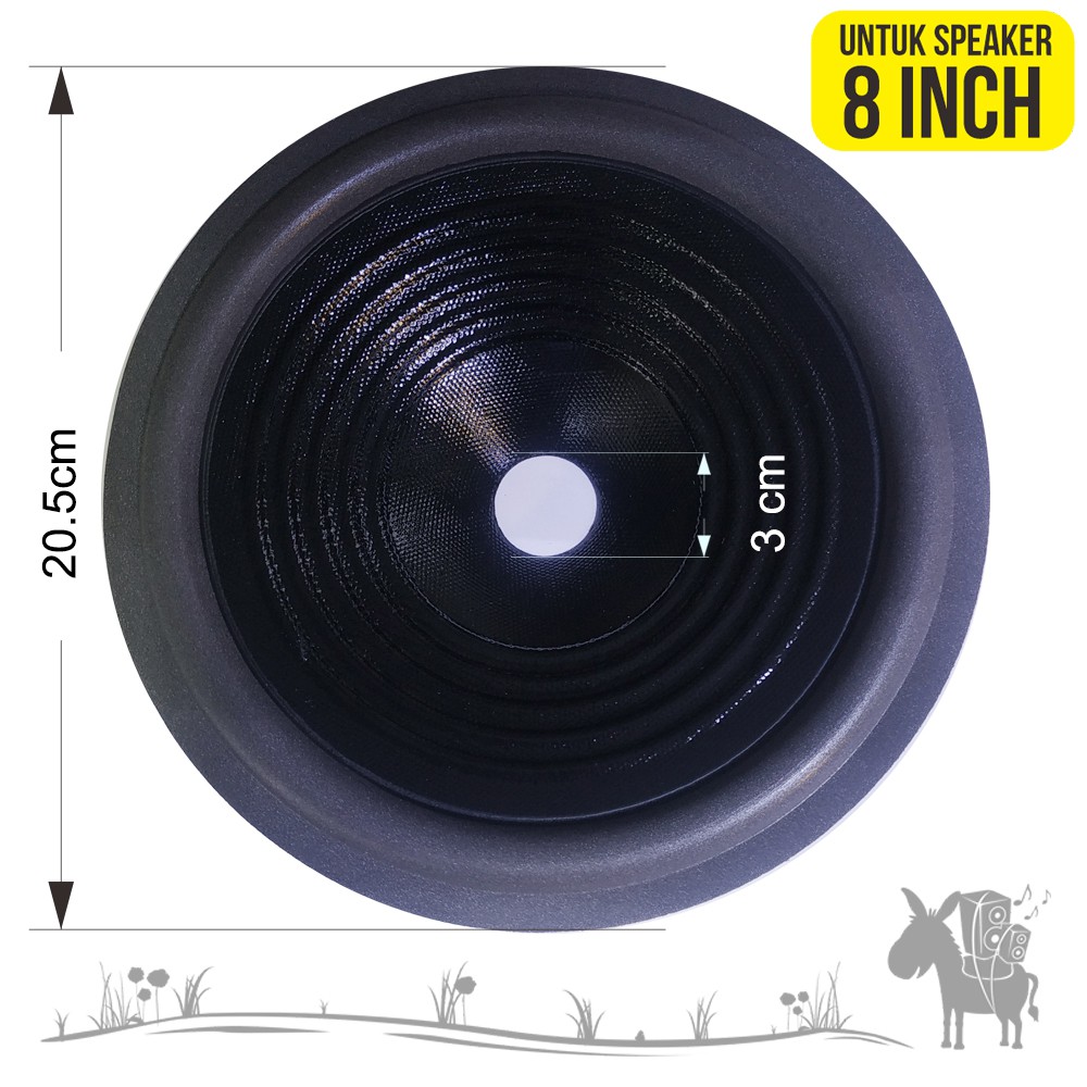Daun Speaker 8 inch woofer