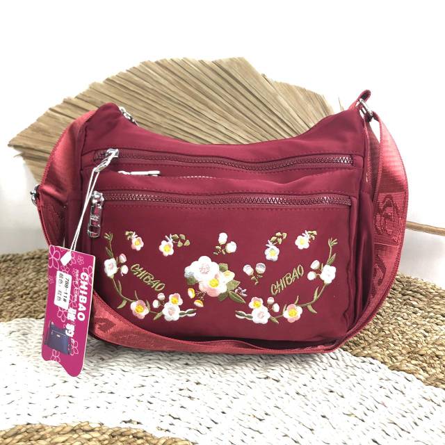 New tas chibao bordor bunga 788 import