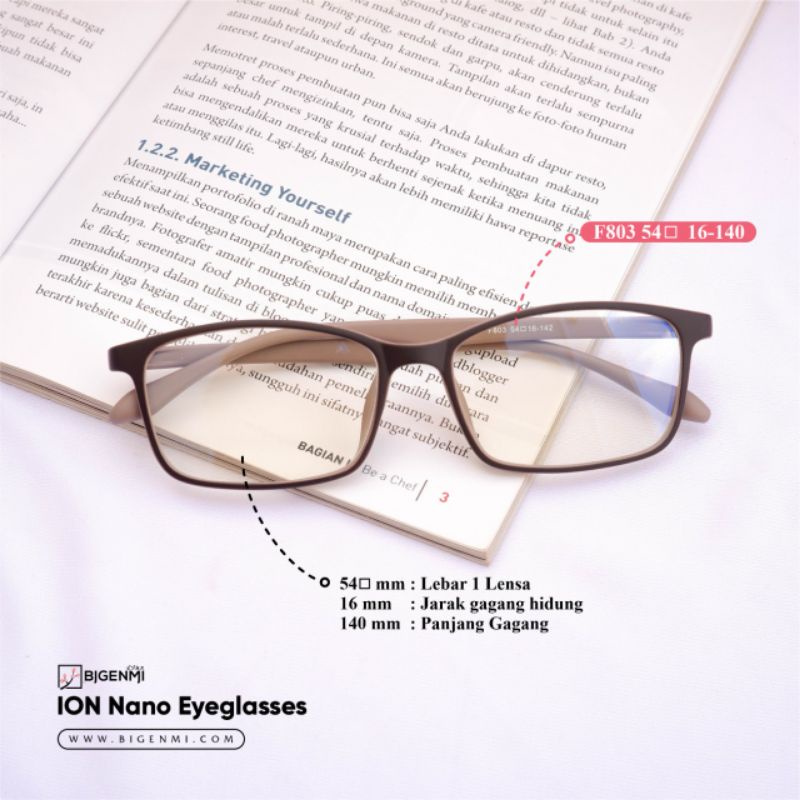 READY STOCK KACAMATA BIGENMI black coffe petak