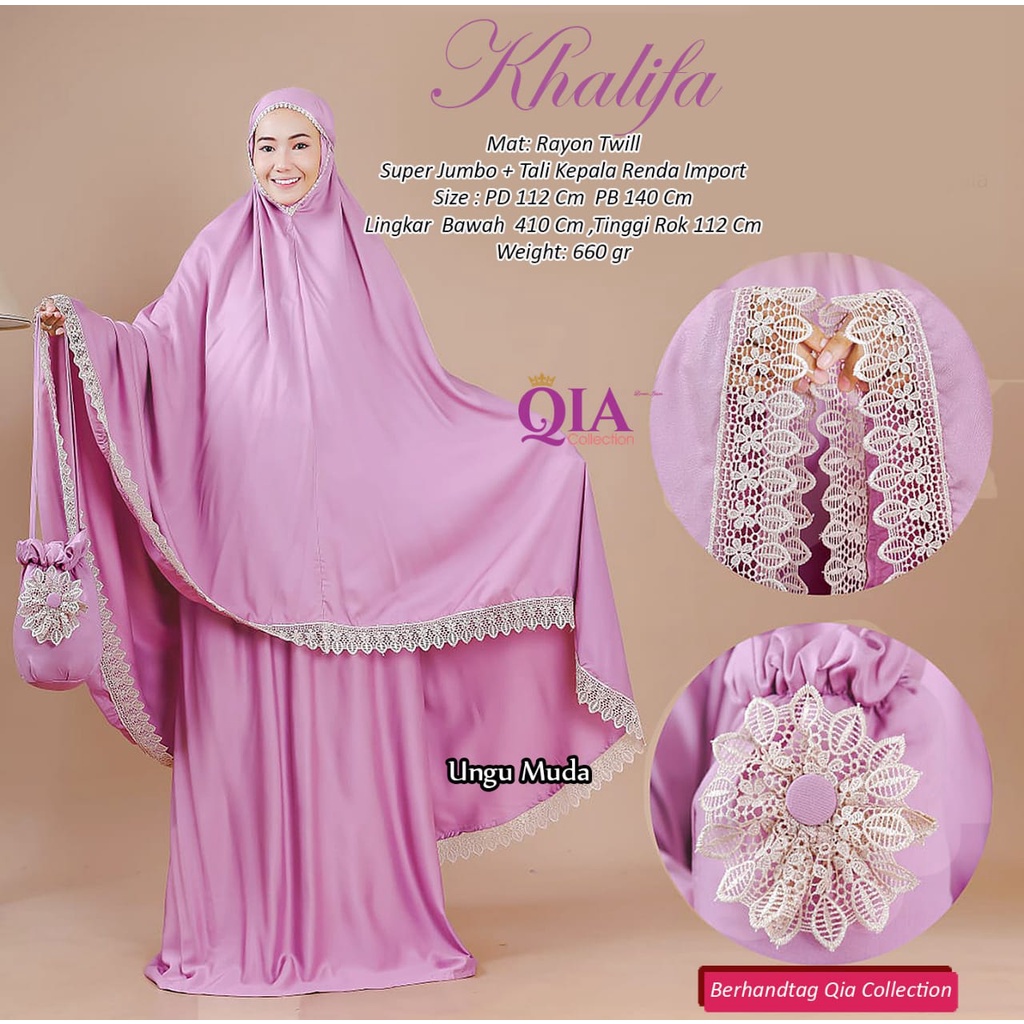 MUKENA KHALIFA WANITA DEWASA