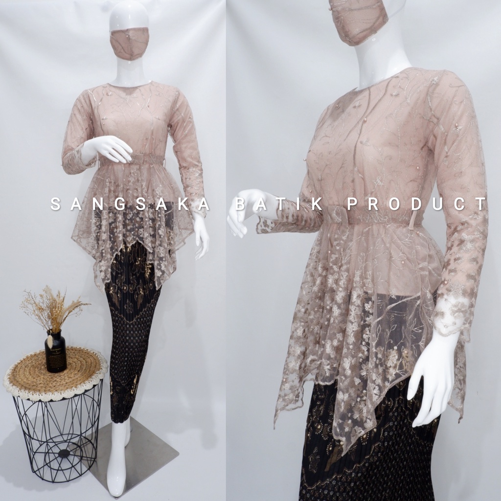 Kebaya Tunik / Tunik Brokat / Kebaya Modern / Kebaya tile / Kebaya Favorite / Batik Couple