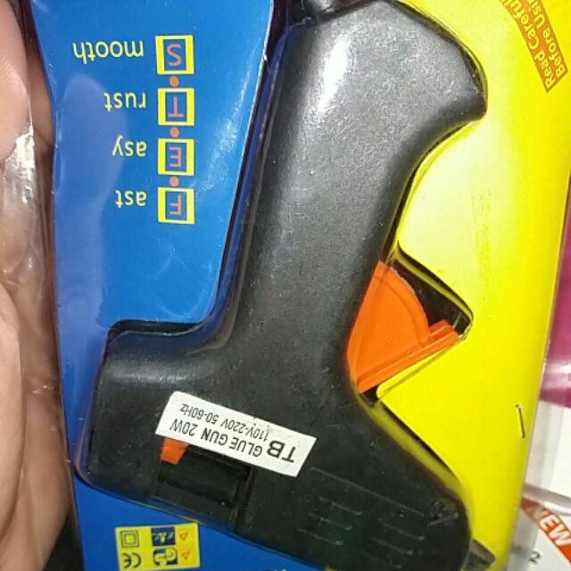 Glue Gun 20 Watt Alat Lem Tembak Serbaguna New Ada Tombol On /off