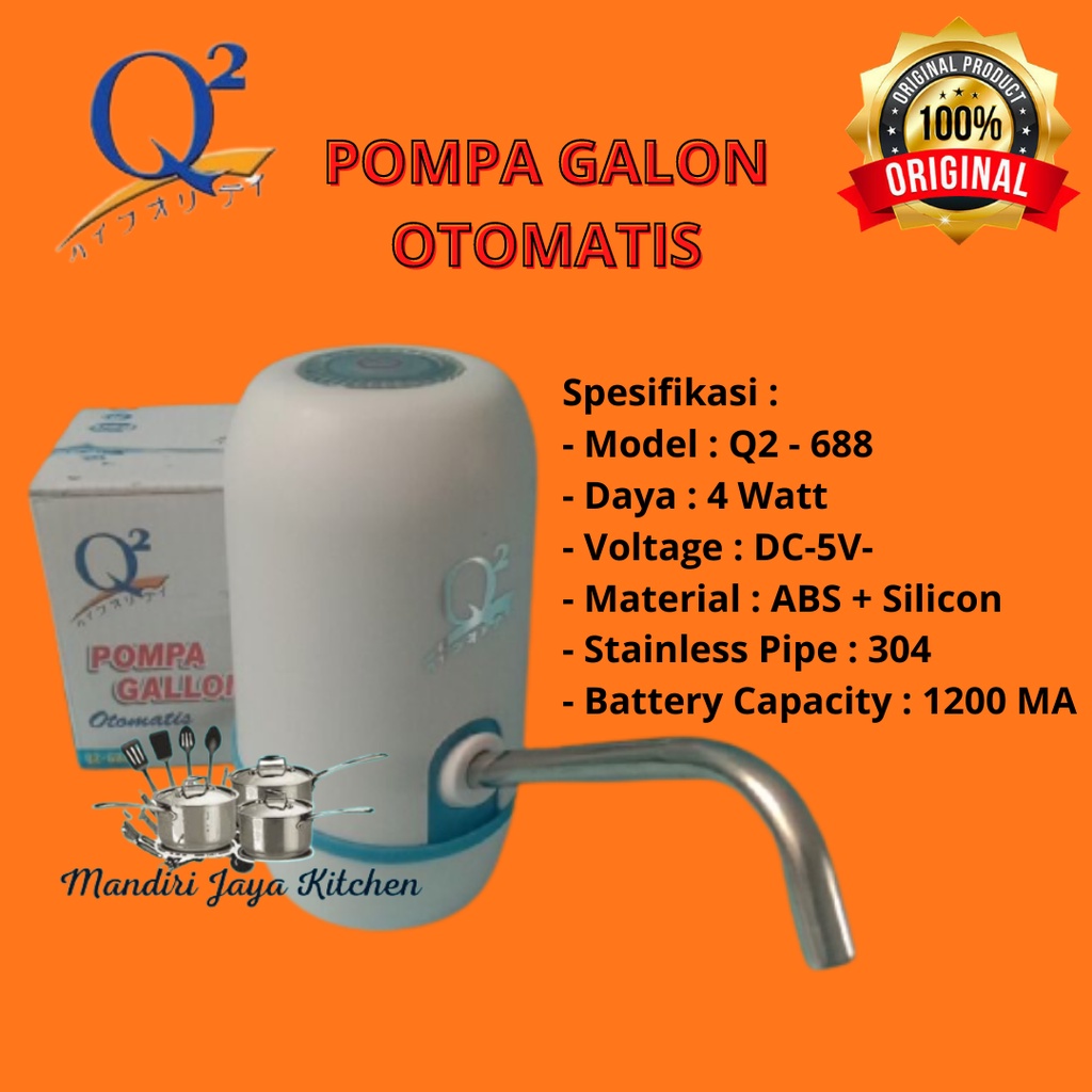 Pompa elektrik/pompa galon/Pompa elektrik with LED Q2/homelux