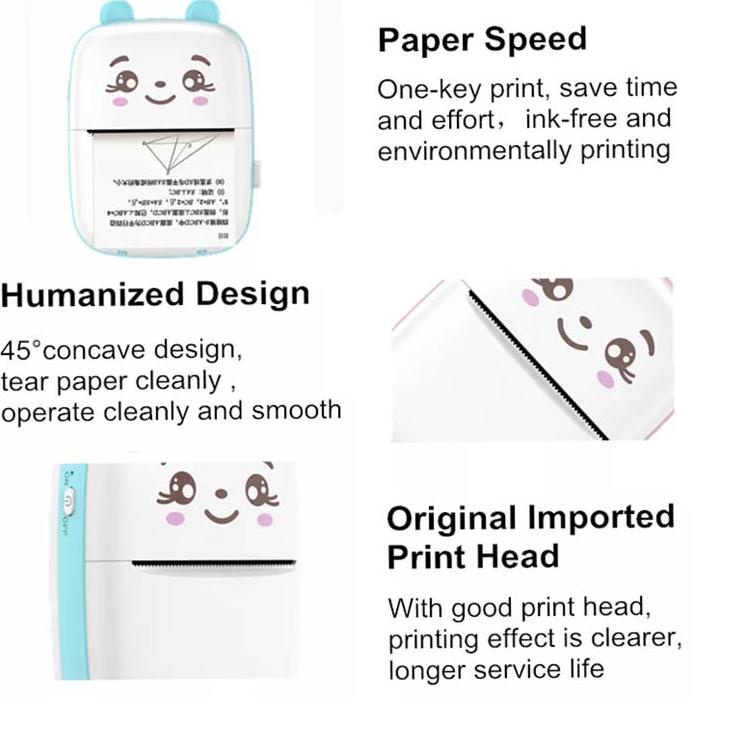 

Model Baru Peripage Mini Printer Peripage A8C Printer Mini Thermal bluetooth Picture Po Label Receipt Paper Memo ✓