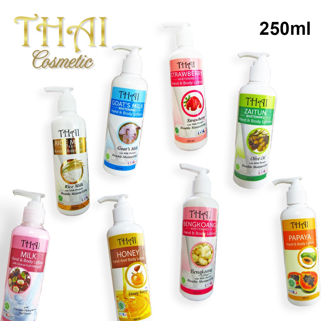 Thai Hand & Body Lotion 250ml / Perawatan Kulit Kering Shopee Indonesia