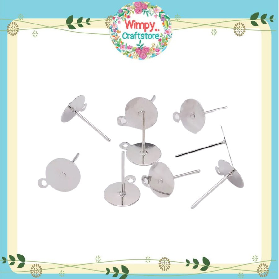 Bahan Anting Tusuk Gantung Polos DIY Anting Bahan Aksesoris Accesories