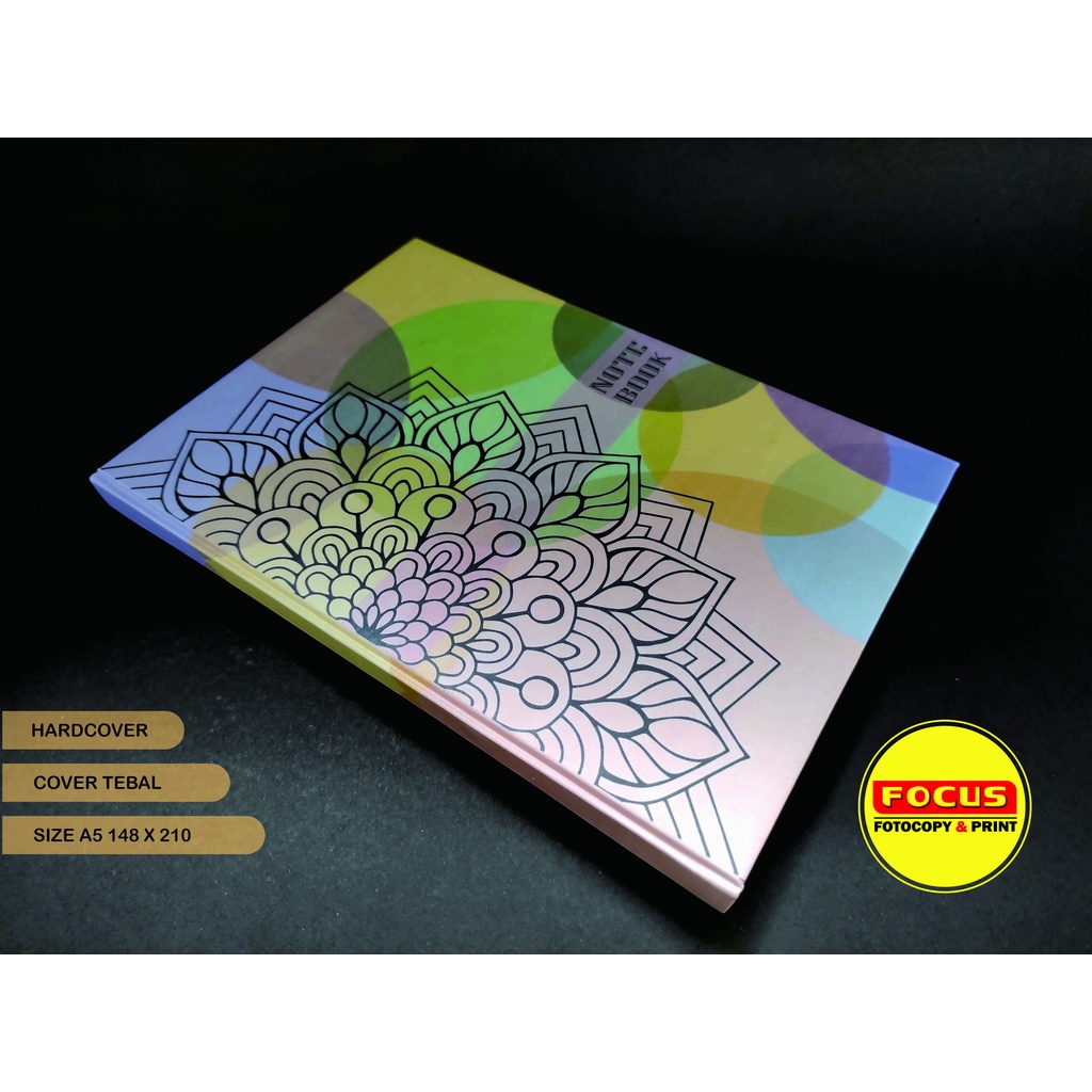 

CUSTOM NOTEBOOK HARDCOVER (Tebal) / BOOKPAPER / BUKU ESTETIK A5