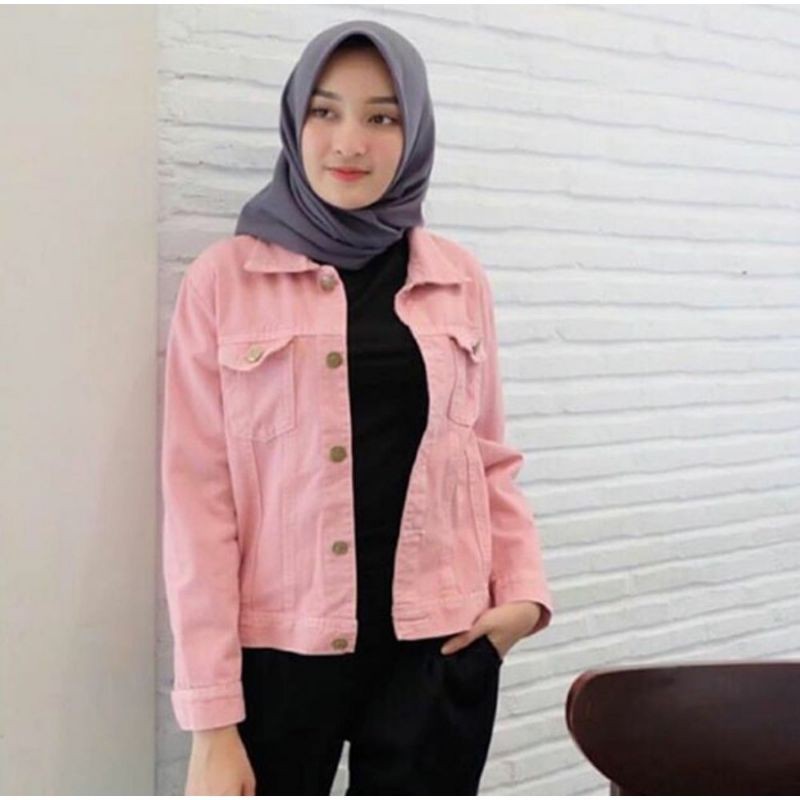 JAKET BIONDY WANITA / JAKET JEANS WARNA