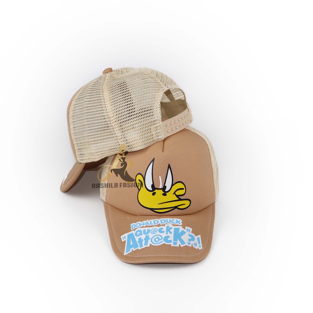 Topi Anak Laki Laki Perempuan Trucker Sablon Donuld