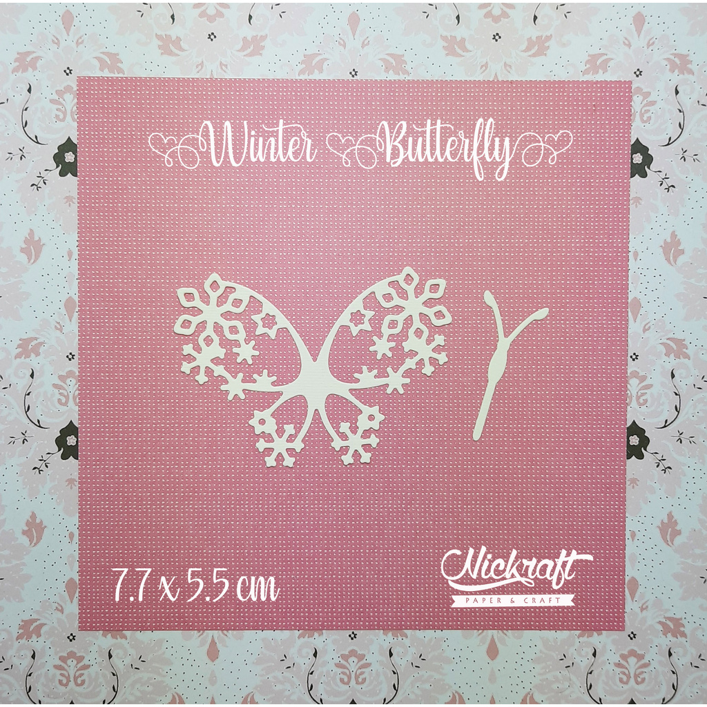 

WINTER BUTTERFLY - Bahan Scrapbook Kupu Kertas