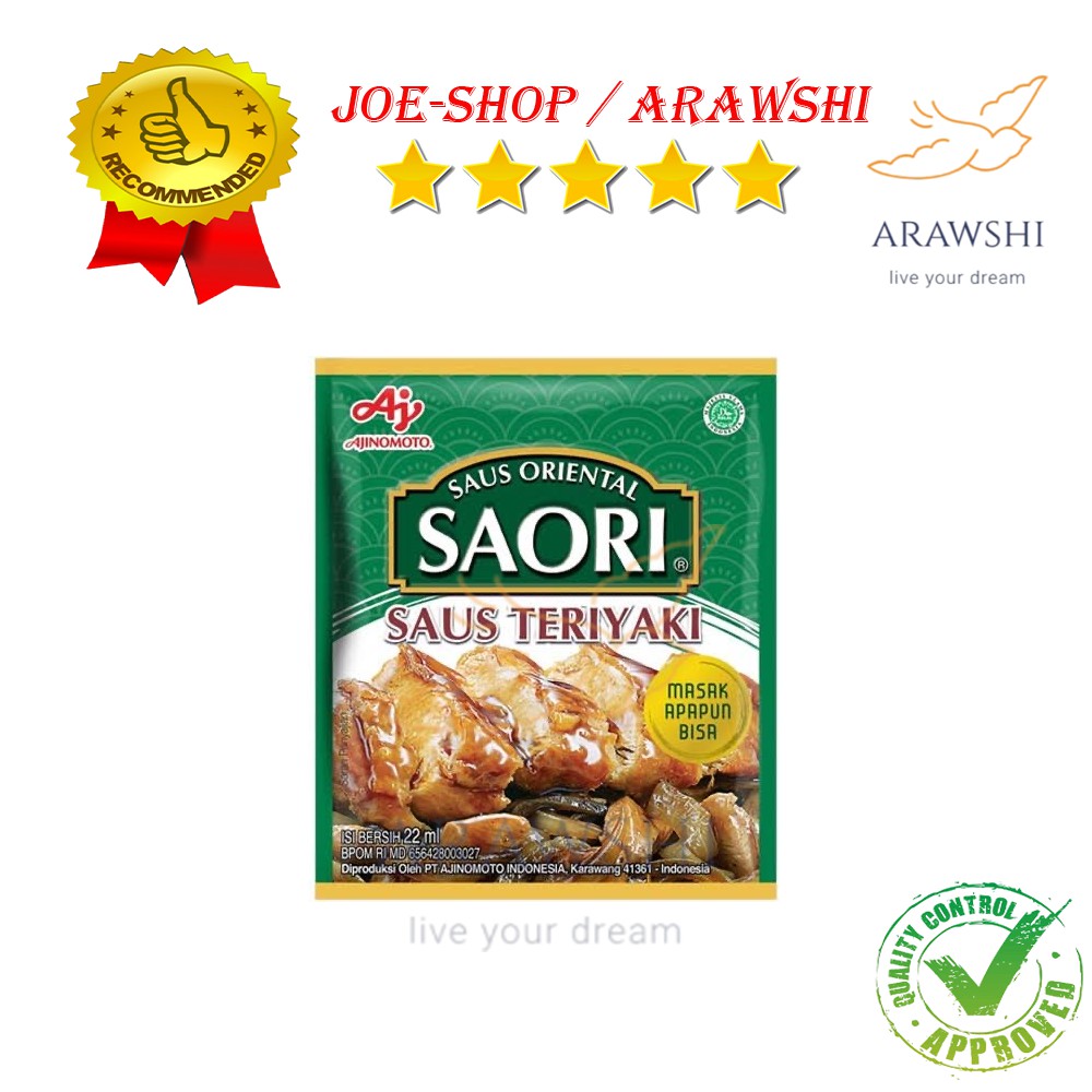 

Saori Saus Teriyaki [22 mL/ Kemasan Sachet]