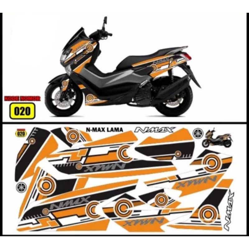 striping yamaha nmax old/decal variasi nmax old/