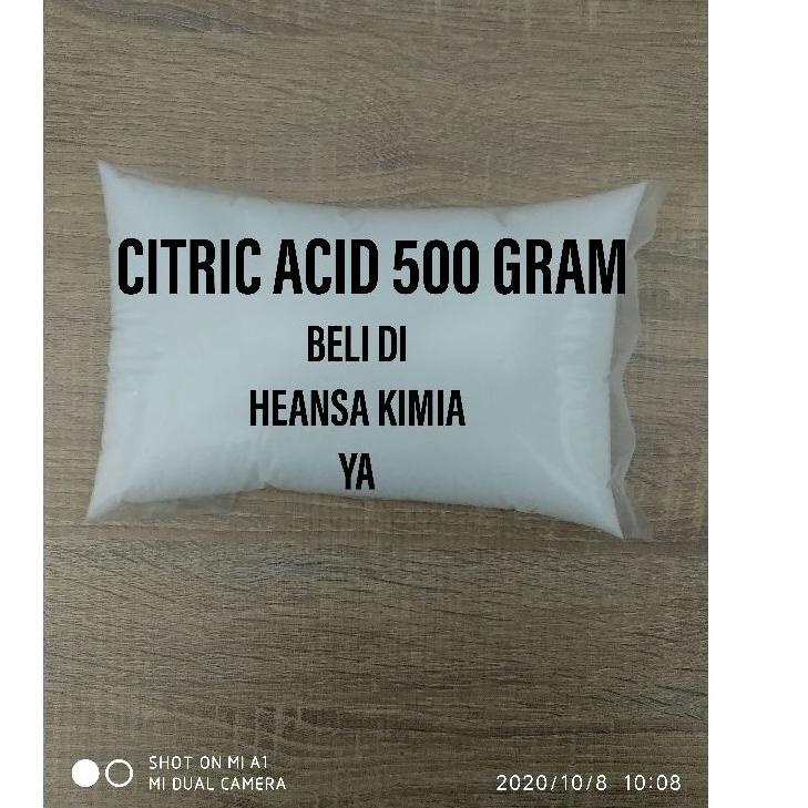 

Best! CITRIC ACID MONOHYDRATE / ASAM SITRAT / CITRUN / SITRUN 500 GRAM HALAL