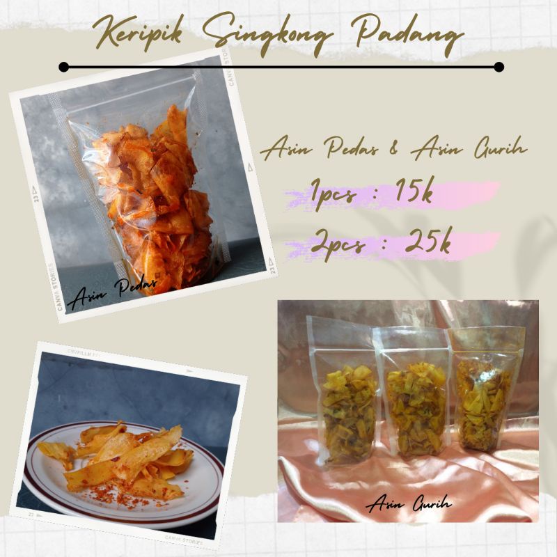 

keripik singkong padang