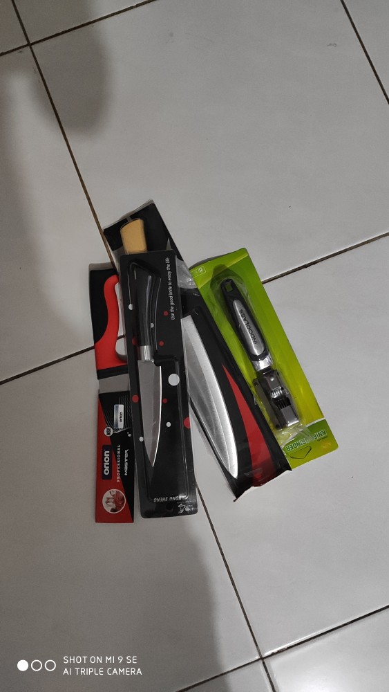 Pisau Dapur 6in Dan 7in