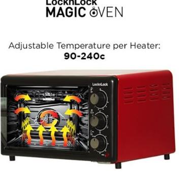 kodeFf4F9--Lock and Lock Electric Magic Oven - Oven Listrik Serbaguna