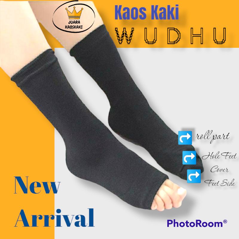 Kaos Kaki Wudhu Muslimah Polos Murah