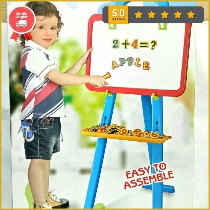 

Papan Tulis 3 In 1 Biru / Mainan Learning Easel 3 In 1 Paling Murah
