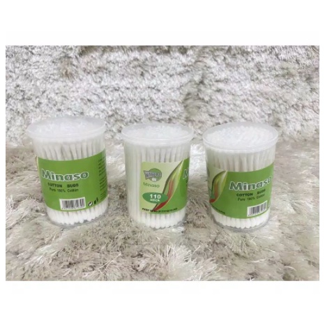 KOREK KUPING BABY MINASO / COTTON BUDS BABY 100% PURE COTTON