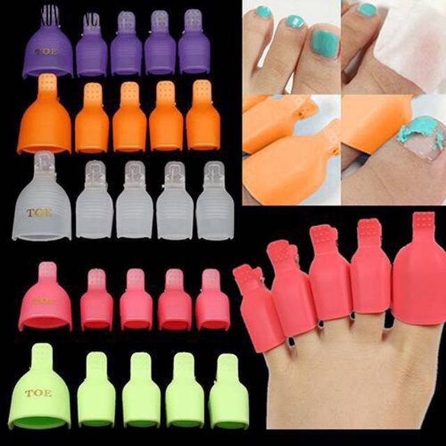 SOAK OFF CLIP GEL POLISH NAIL ART REMOVER JEPIT KUTEK GEL